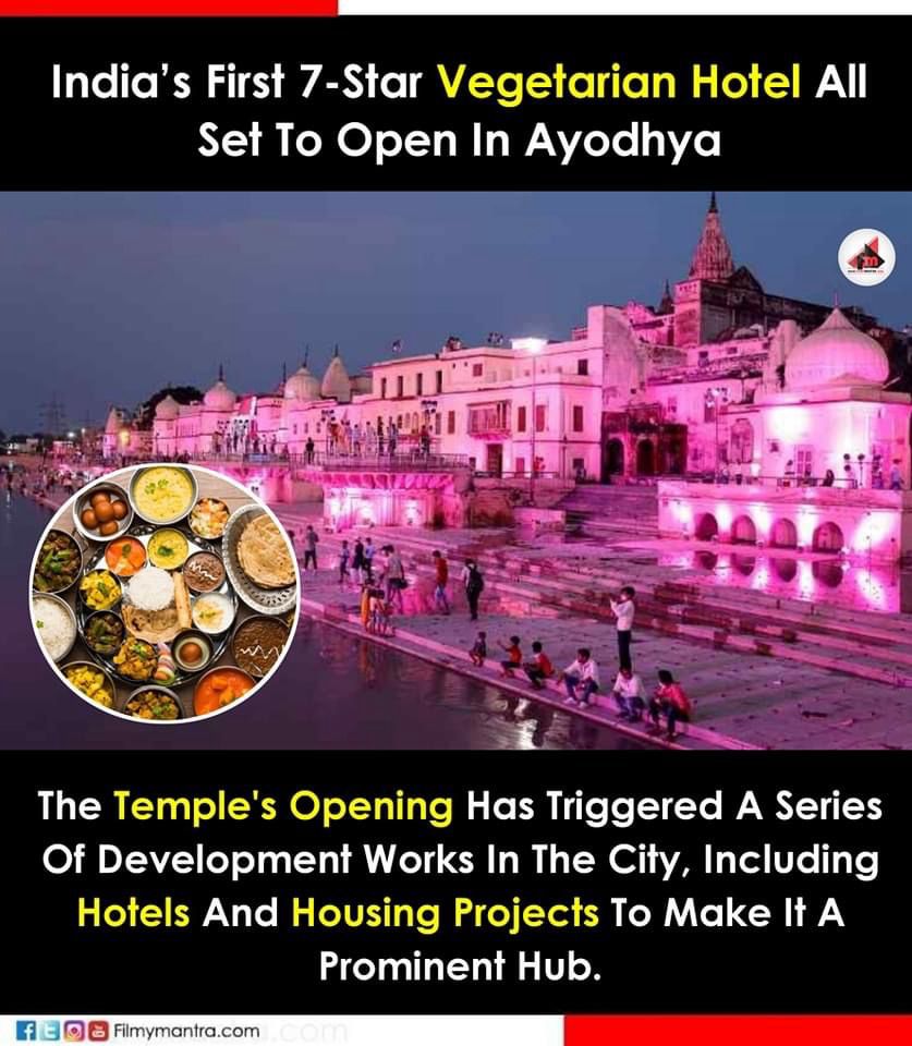 India's First 7-Star Vegetarian Hotel in Ayodhya img
